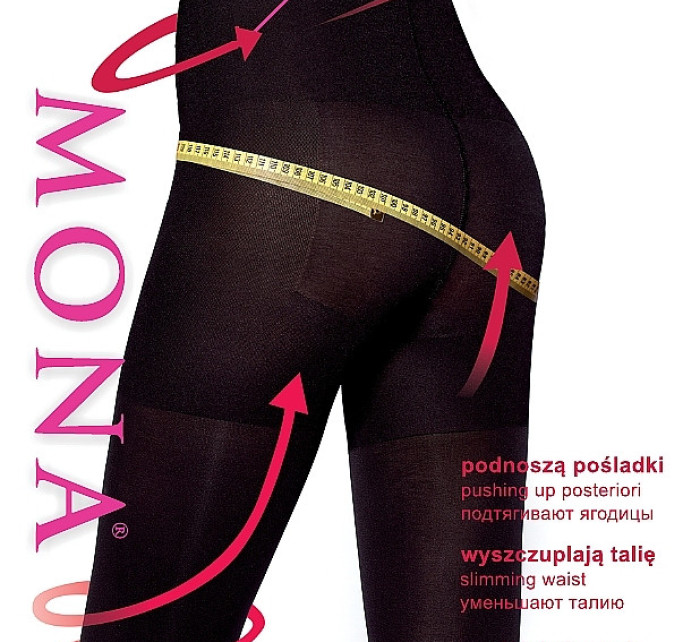 Dámske pančuchové nohavice Mona Micro Push-Up 100 deň 2-4