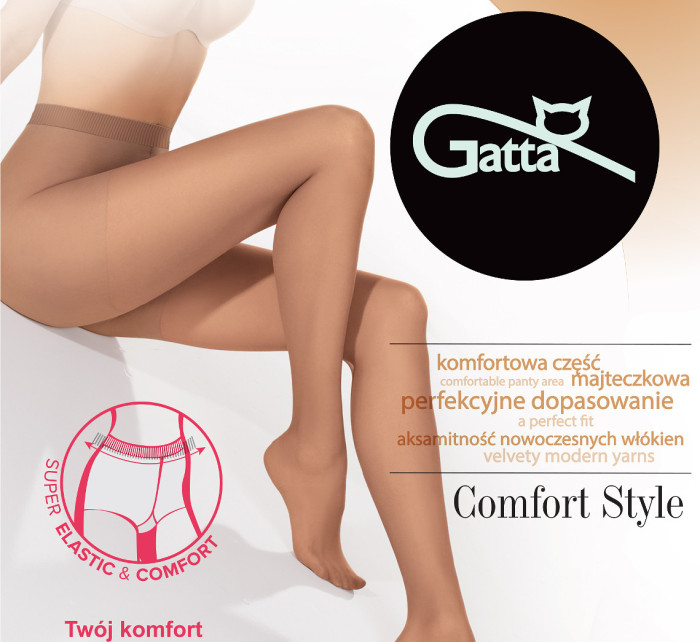 Dámske pančuchové nohavice Gatta Comfort Style 20 den 5-XL