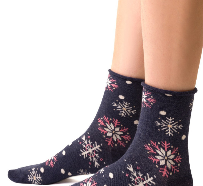 Dámské zimní netlačící ponožky model 18860322 Vzor 3540 - Steven