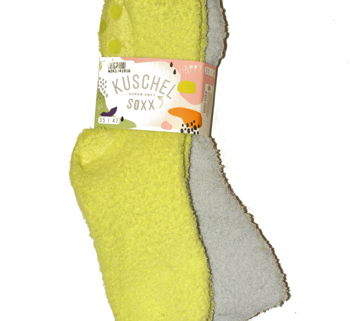 Dámske ponožky WiK 37419 Happy Kuschel Super Soft ABS A'2 35-42