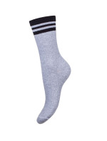 Dámské ponožky Milena 1313 Žebrované s proužky 37-41
