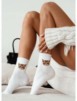 Dámske ponožky Milena 0200 Mačka 37-41