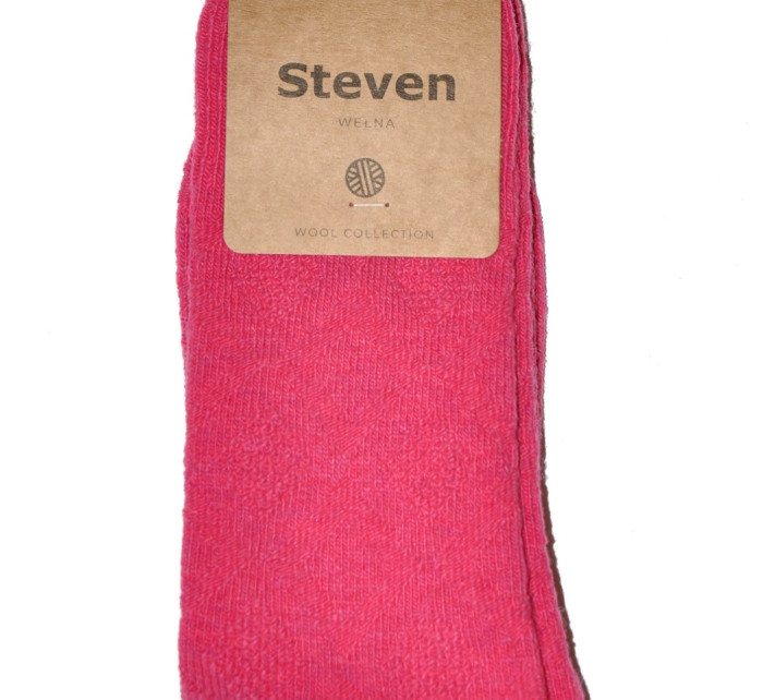 Dámske vlnené vzorované ponožky Steven art.093 35-40