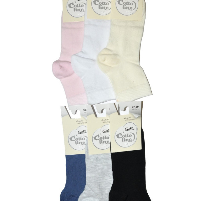 Hladké dievčenské ponožky Gatta 224.060 Cottoline 21-26