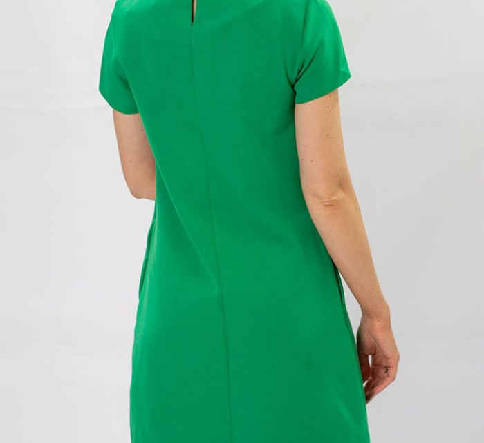 Zelené trapézové šaty model 16141100 - INPRESS