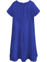 Trapézové šaty v Chrpová farbe (436ART)