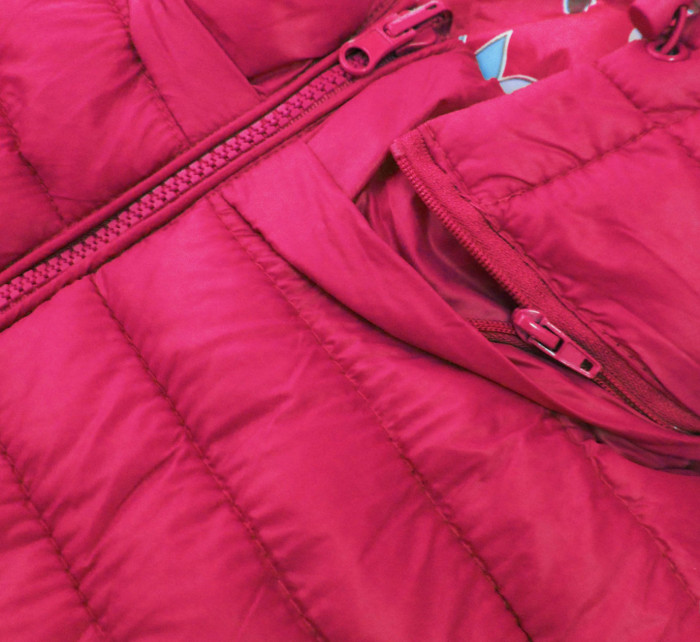 Růžová oboustranná dámská bunda model 9088271 - Libland