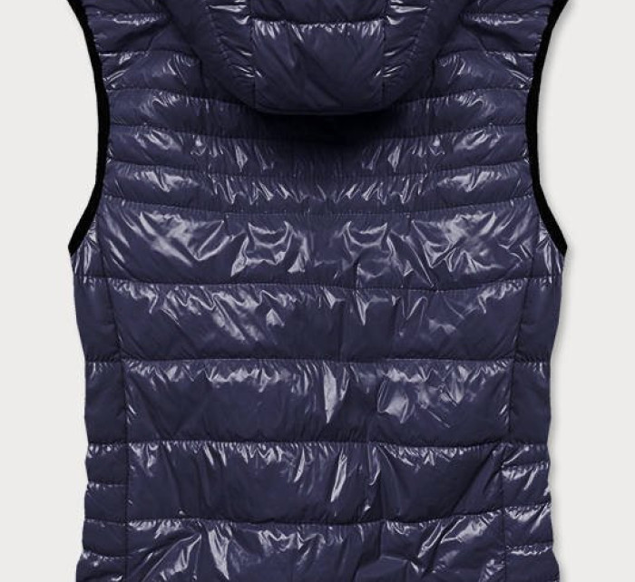 Tmavě modrá prošívaná dámská vesta model 16149761 - ATURE