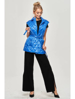 Dámská vesta v chrpové barvě s límcem model 15815157 - Ann Gissy
