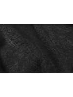 Čierna alpaka s kapucňou (B3005)