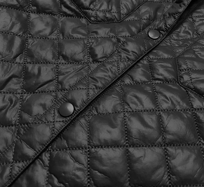 Tenká černá dámská bunda s límcem model 15846247 - Ann Gissy