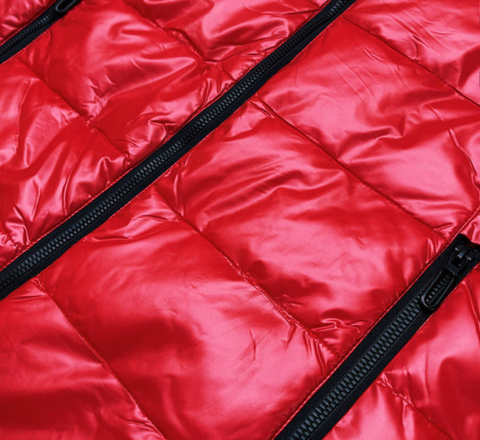 Červená bunda s podšívkou model 15904334 - SPEED.A