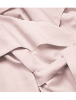 Světle růžový dámský kabát model 17064074 - MADE IN ITALY