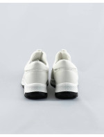 Biele dámske topánky slip-on (C1003)