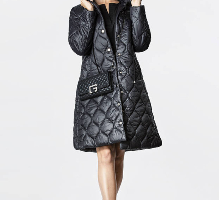 Černá dámská prošívaná bunda se stojáčkem model 17121599 - Ann Gissy