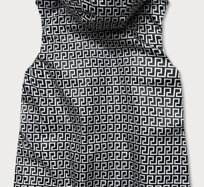 Rozšířená oboustranná dámská vesta v barvě cappuccino (B8005-12)