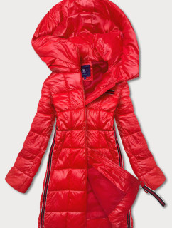 Červená dámská bunda s ozdobnými lampasy model 17673018 - Ann Gissy