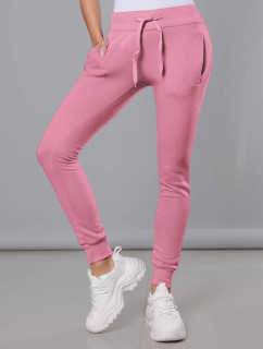 Světle růžové teplákové kalhoty model 17672215 - J.STYLE