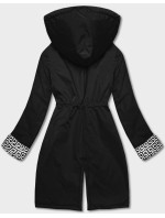 Černá dámská bunda parka s kapucí model 18059026 - S'WEST