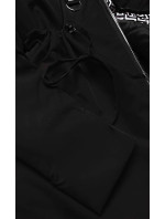 Černá dámská bunda parka s kapucí model 18059026 - S'WEST