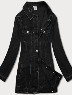Černá dámská džínová bunda s model 18565122 - P.O.P. SEVEN
