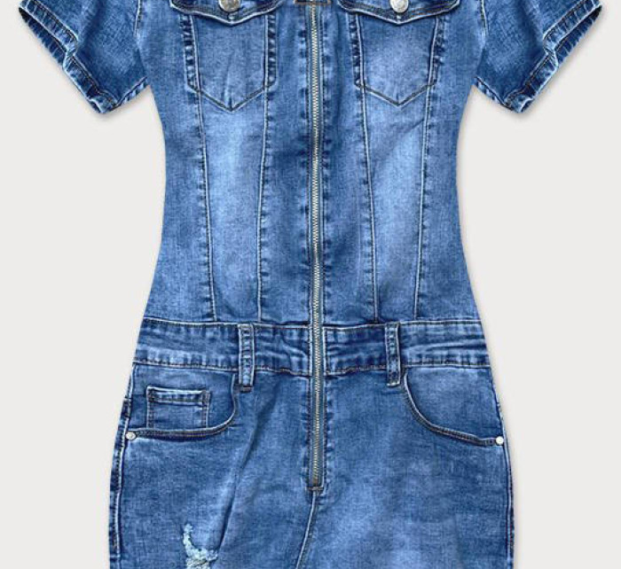 Světle modré džínové šaty s model 18568459 - GOURD JEANS