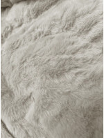 Dámská zimní bunda ve velbloudí barvě s kapucí Glakate (H-3832)