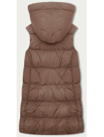 Dámská vesta v barvě cappuccino s kapucí S'West (B8175-12)