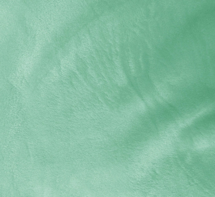 Dámská velurová souprava v mátové barvě s kapucí (8C1175-139)