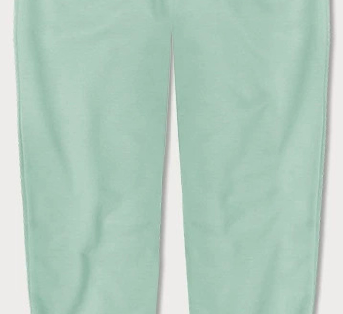 Tenké teplákové kalhoty v mátové barvě (CK03-61)