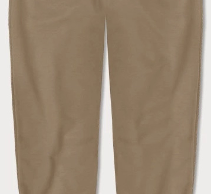 Tmavě béžové teplákové kalhoty model 20102221 - J.STYLE