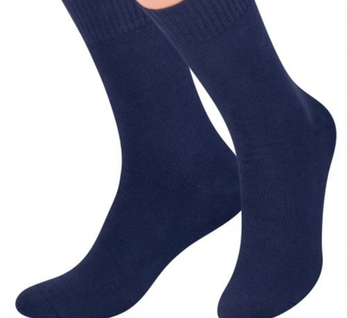 Pánské ponožky  015 Frotte dark blue - Steven