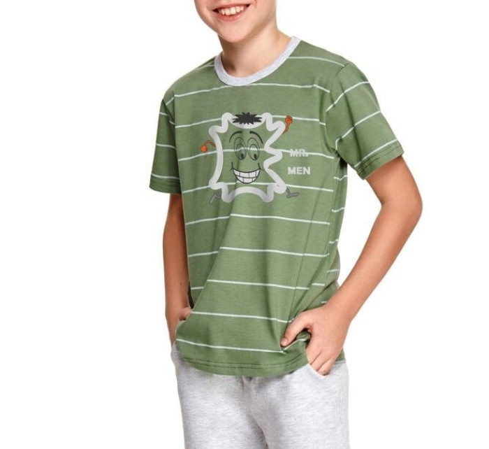 Chlapecké pyžamo model 15223176 zelené s pruhy - Taro