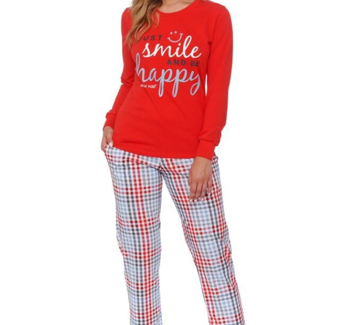 Dámské pyžamo Flow červené model 17627962 - DN Nightwear