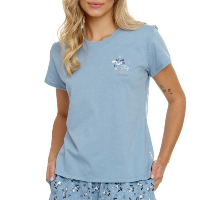 Dámské pyžamo  světle modré model 18366072 - DN Nightwear