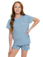 Dětské pyžamo  světle modré model 18366083 - DN Nightwear