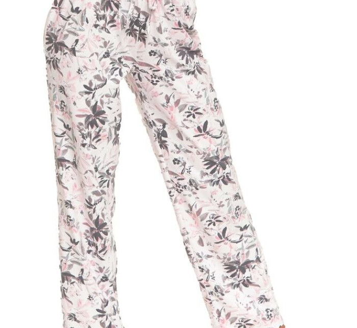 Pyžamové kalhoty Fiona růžové jemné