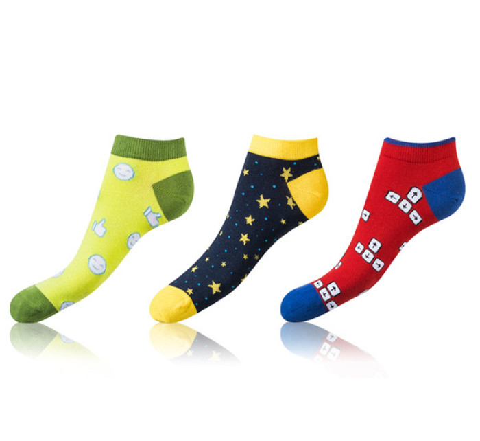 nízké ponožky unisex v 3 páry INSHOE SOCKS 3x  žlutá model 18266709 - Bellinda