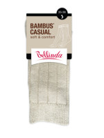 Zimné bambusové ponožky BAMBUS CASUAL UNISEX SOCKS - BELLINDA - čierna