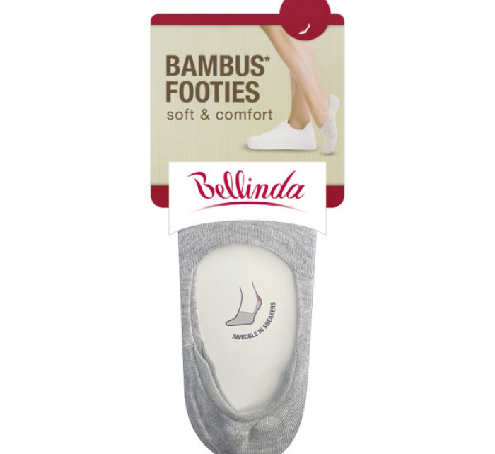 nízké dámské ponožky BAMBUS SOCKS  šedá model 19561664 - Bellinda
