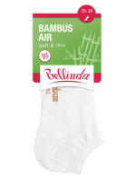 Krátke dámske bambusové ponožky BAMBUS AIR LADIES IN-SHOE SOCKS - Bellinda - biela