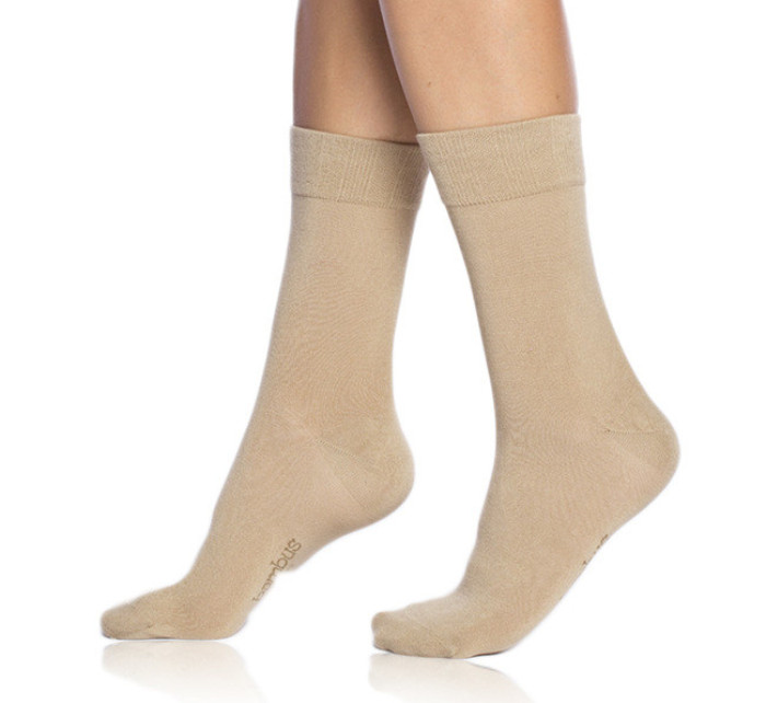 Dámské bambusové ponožky BAMBUS model 15437067 COMFORT SOCKS  béžová - Bellinda