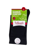 Dámske bambusové ponožky BAMBUS LADIES COMFORT SOCKS - Bellinda - čierna