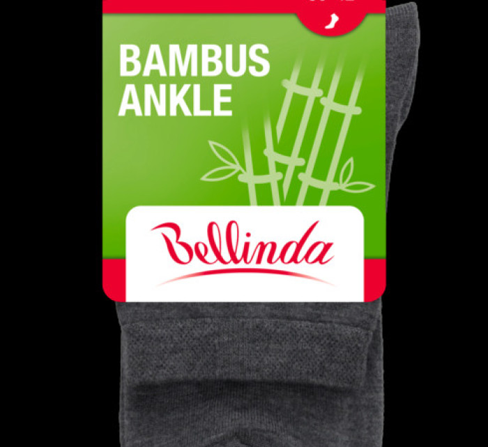 Bambusové ponožky BAMBUS LADIES ANKLE SOCKS - BELLINDA - biela