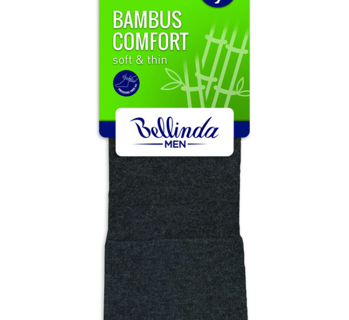 Bambusové klasické pánske ponožky BAMBUS COMFORT SOCKS - Bellinda - hnedá