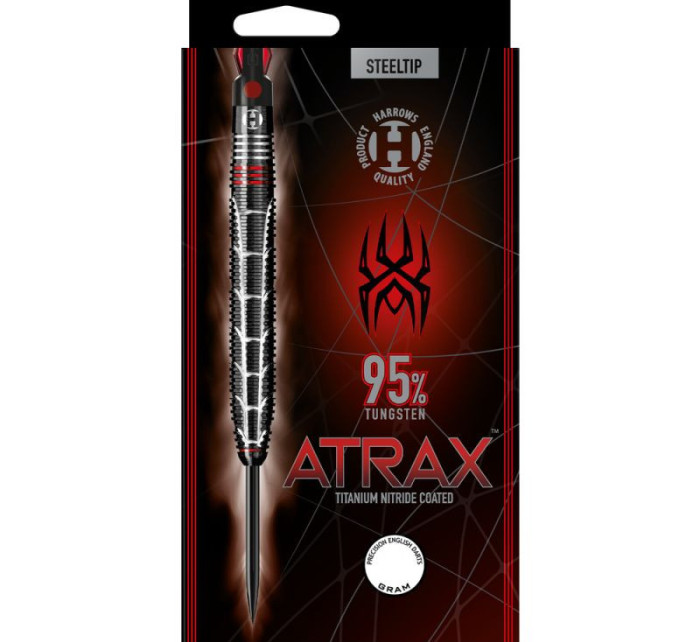 Rzutki Harrows Atrax 95% steeltip