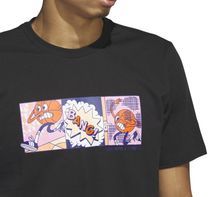 Koszulka adidas Lil' Stripe Basketball Graphic Tee M IC1867 pánské