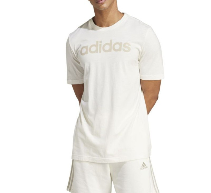 Koszulka adidas Essentials Single Jersey Linear Embroidered Logo Tee M IS1345 pánské
