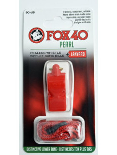 Gwizdek FOX 40 Pearl + sznurek 9703-0108 czerwony