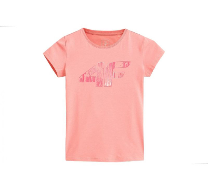 Dětské tričko 4F HJZ21-JTSD009A růžové